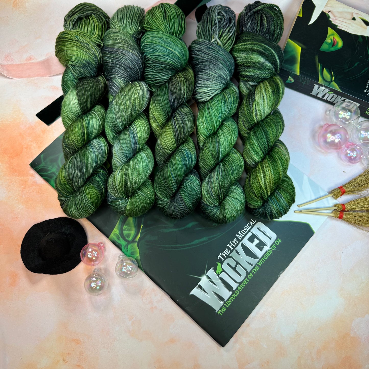 Elphaba - Wicked Musicals Collection - Hand Dyed Yarn - Dyed to Order (6-8 weeks) - NEW