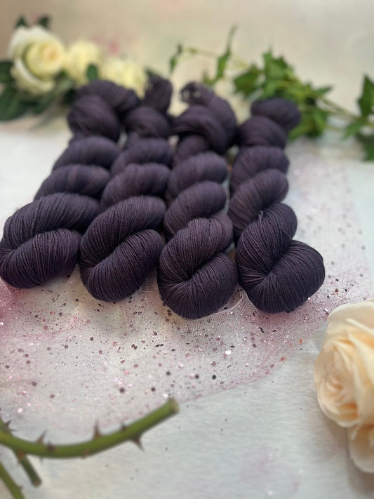 Maleficent Tonal - Aran - Once Upon a Dream -  Hand Dyed Yarn - Ready to Ship