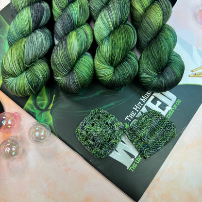 Elphaba - Wicked Musicals Collection - Hand Dyed Yarn - Dyed to Order (6-8 weeks) - NEW