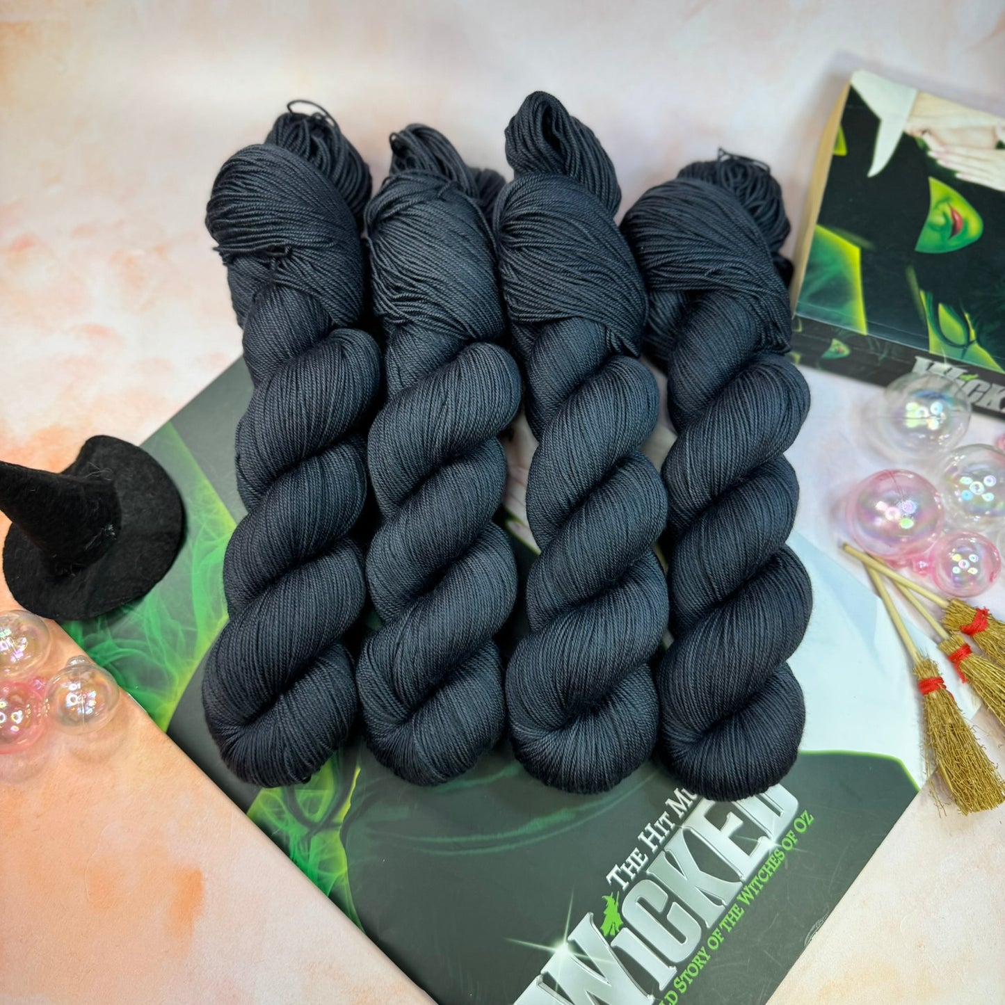 Black is this Year's Pink - Wicked Musicals Collection - Hand Dyed Yarn - Dyed to Order (6-8 weeks) - NEW