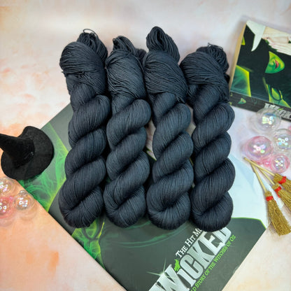 Black is this Year's Pink - Wicked Musicals Collection - Hand Dyed Yarn - Dyed to Order (6-8 weeks) - NEW