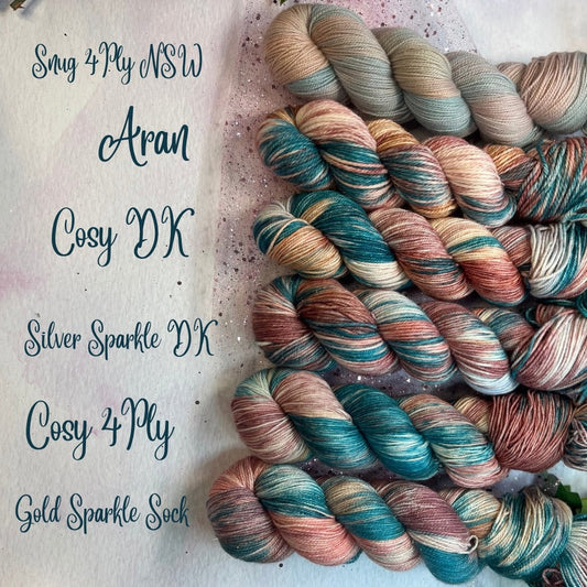 Gift of Song - NSW Snug 4Ply - Once Upon a Dream -  Hand Dyed Yarn - Ready to Ship