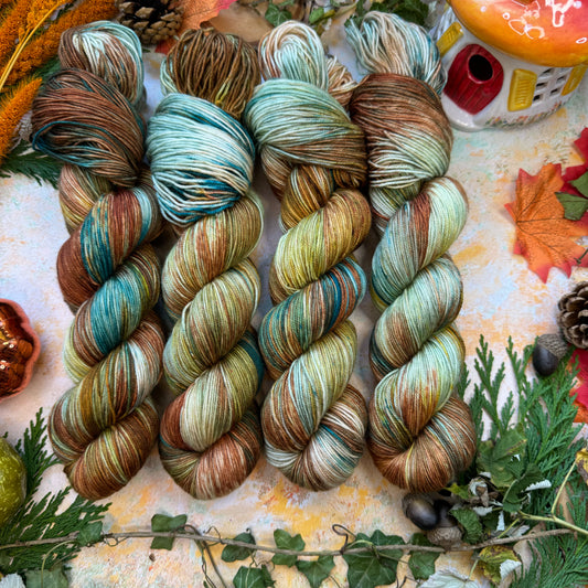 Deciduous Boats - Season of Magic Collection - Hand Dyed Yarn - Dyed to Order (6-8 weeks) - NEW