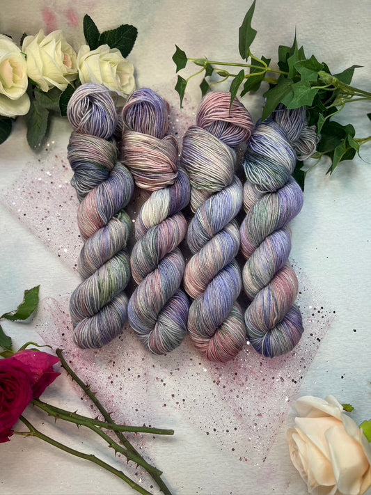Aurora - Aran - Once Upon a Dream  - Hand Dyed Yarn - Ready to Ship