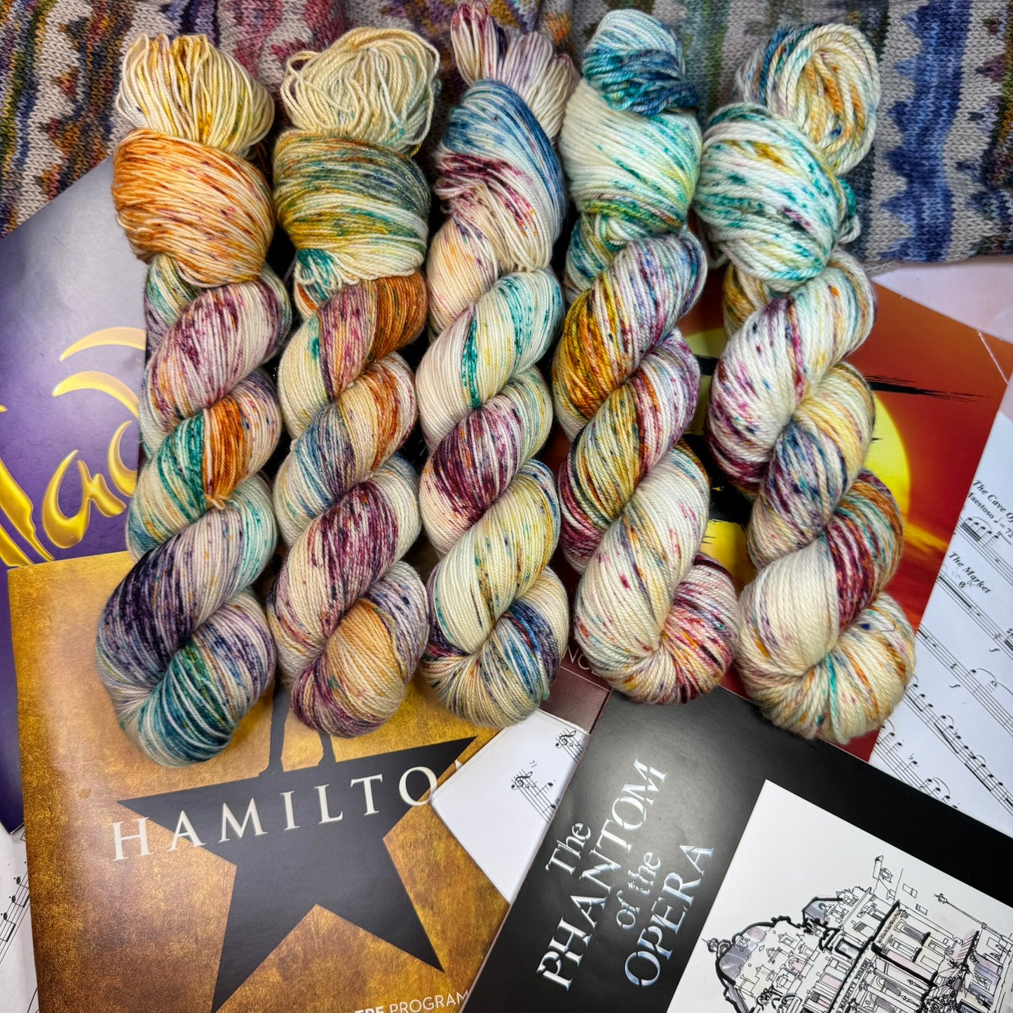 Joseph and the Technicolour Dreamcoat - Musicals Collection - Hand Dyed Yarn - Dyed to Order (6-8 weeks) - NEW