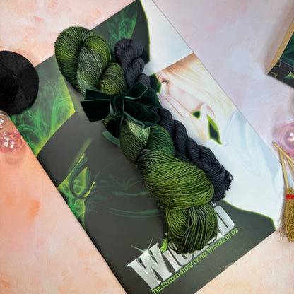 Elphaba - Wicked Musicals Collection - Hand Dyed Yarn - Dyed to Order (6-8 weeks) - NEW