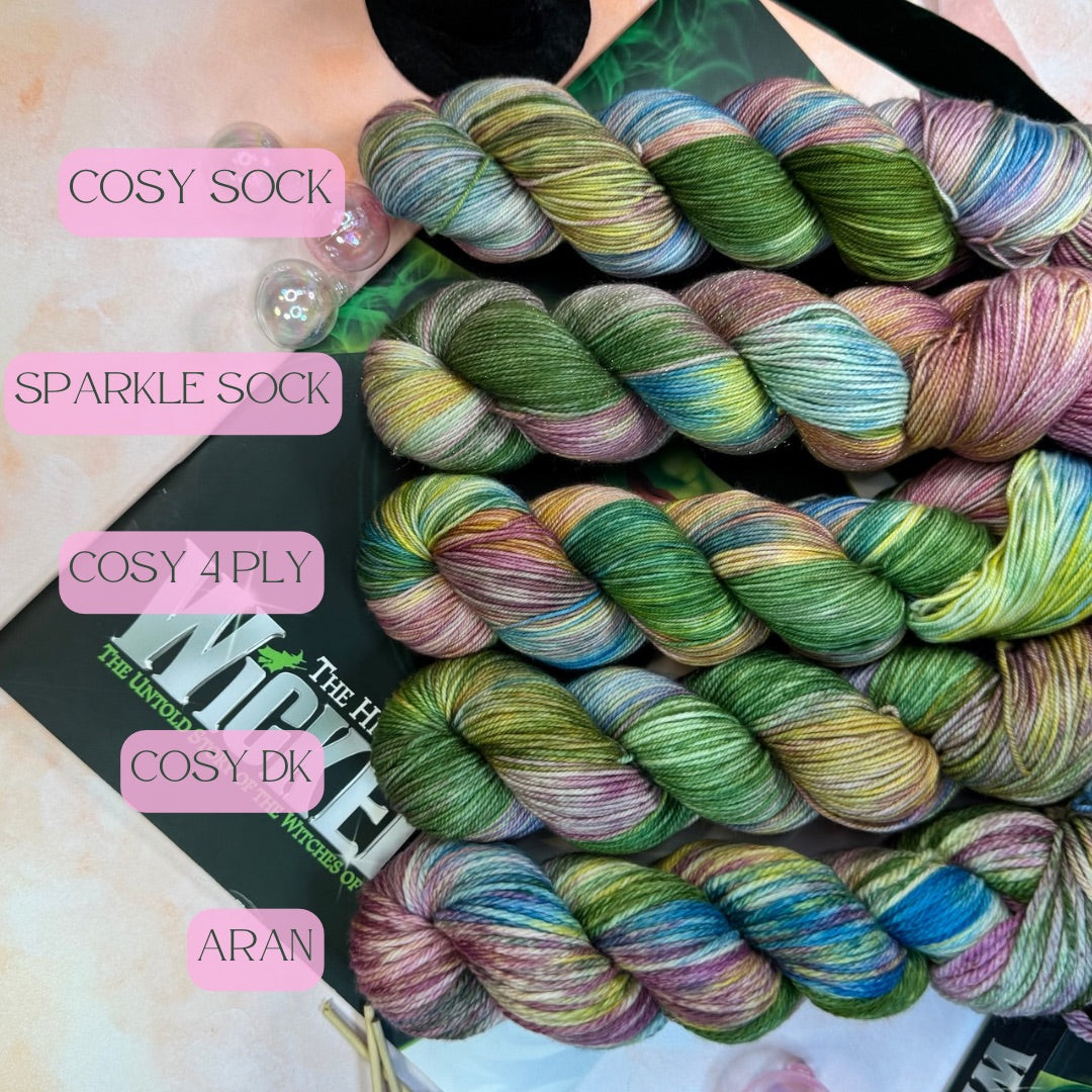 Munchkinland - Wicked Musicals Collection - Hand Dyed Yarn - Dyed to Order (6-8 weeks) - NEW