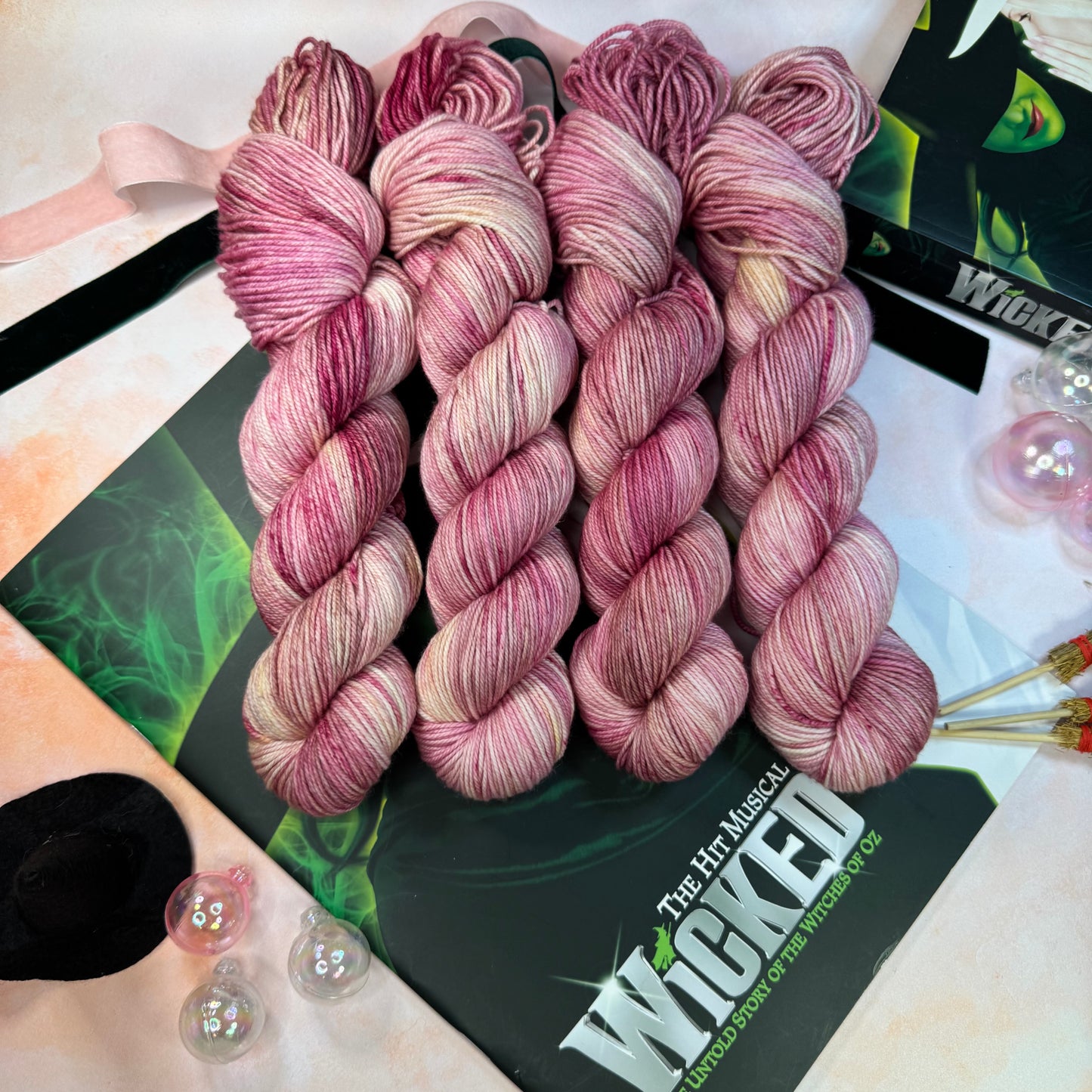 Glinda - Wicked Musicals Collection - Hand Dyed Yarn - Dyed to Order (6-8 weeks) - NEW