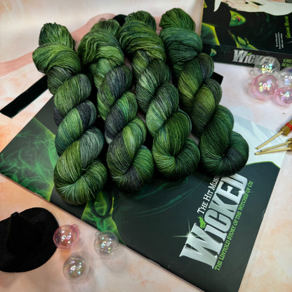 Elphaba - Wicked Musicals Collection - Hand Dyed Yarn - Dyed to Order (6-8 weeks) - NEW