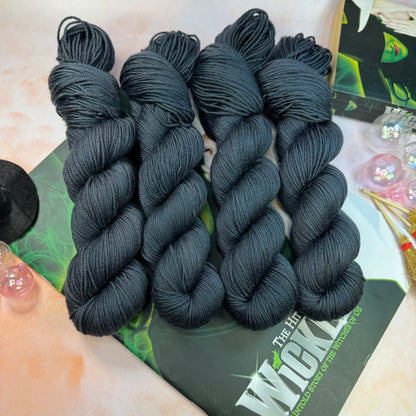 Black is this Year's Pink - Wicked Musicals Collection - Hand Dyed Yarn - Dyed to Order (6-8 weeks) - NEW