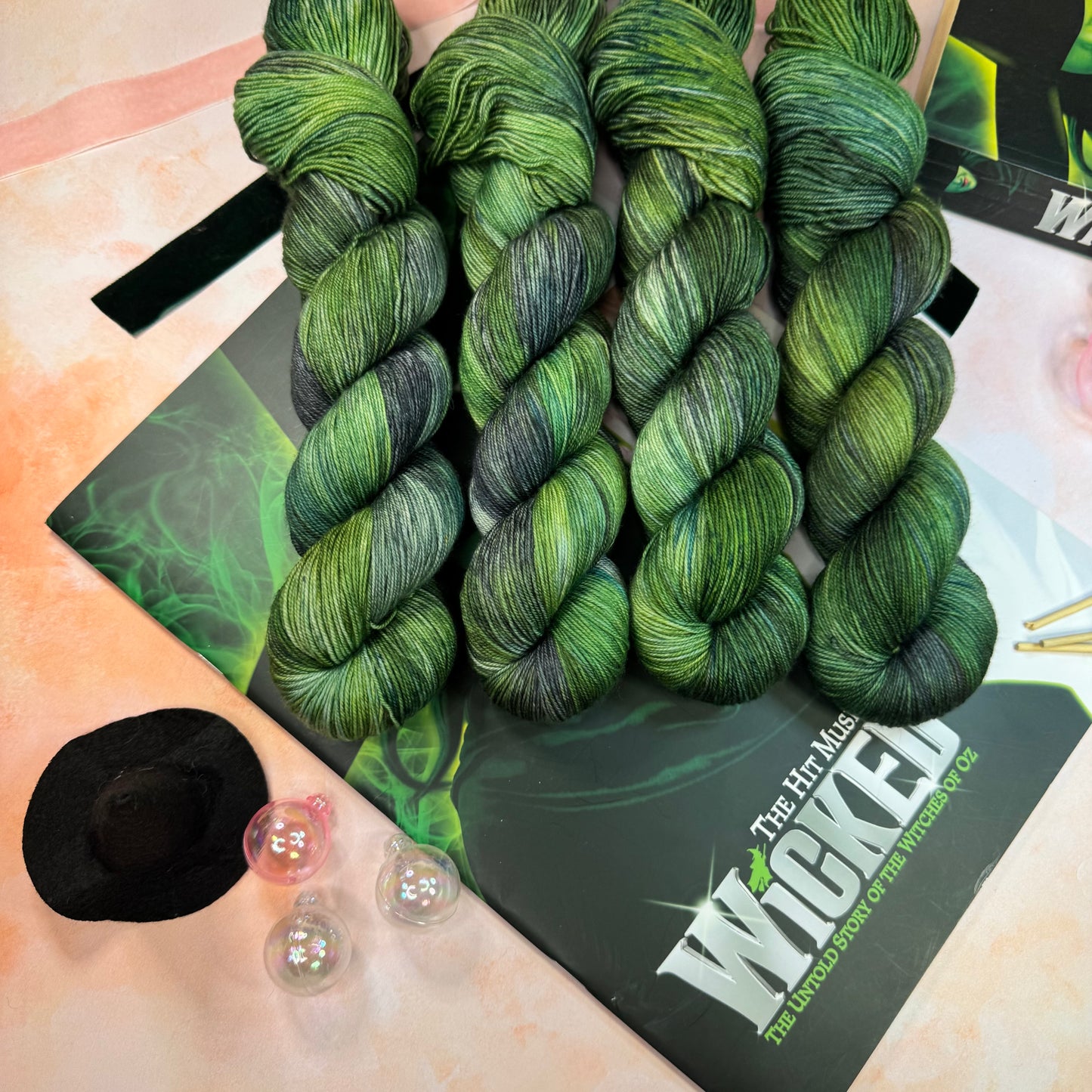 Elphaba - Wicked Musicals Collection - Hand Dyed Yarn - Dyed to Order (6-8 weeks) - NEW