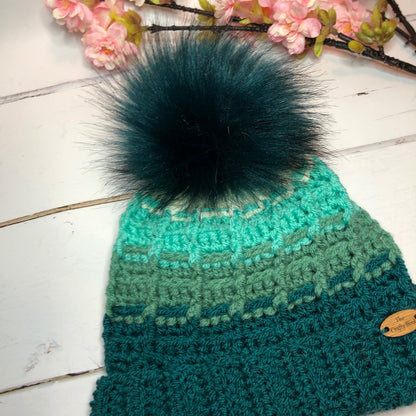 Waffle Stitch Crochet Hat pattern - Intermediate