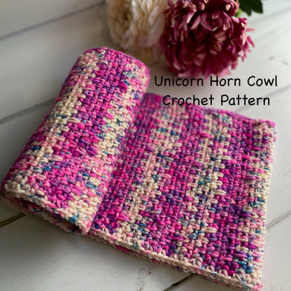 Unicorn Horn Cowl Pattern - Easy